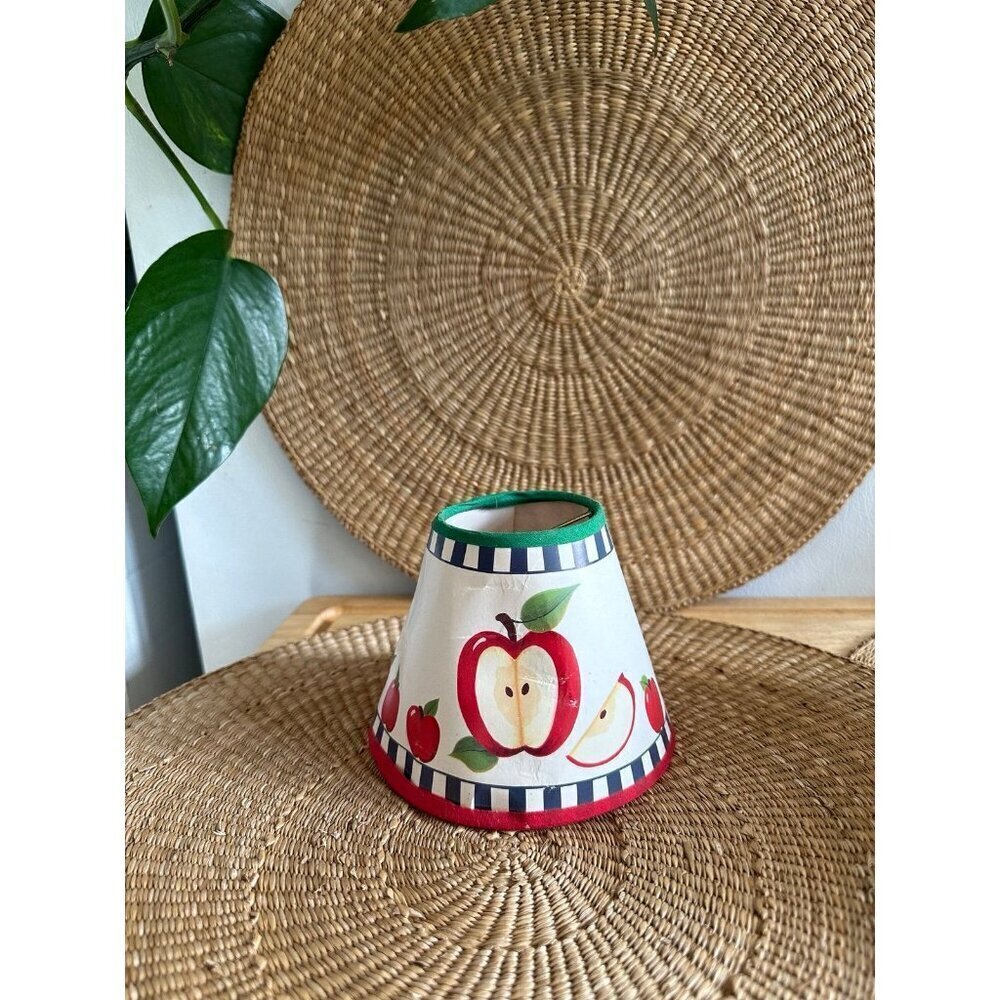 Vintage Apple small lamp shade
